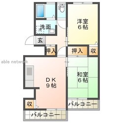 ハイツサンマルカの物件間取画像